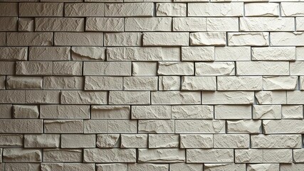 Fototapeta premium Textured Stone Wall with Geometric Patterns, aged material, industrial aesthetic