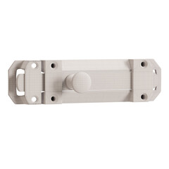 A white door knob with a round head