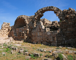 Salamis Antique City and King Tombs in Cyprus is an important ancient settlement.