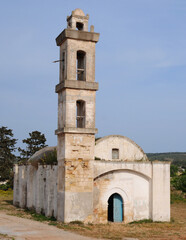Fototapeta premium View of the Greek Churches from the Turkish side of Cyprus