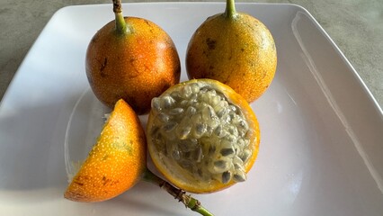 granadilla fresh and organic tropical fruit