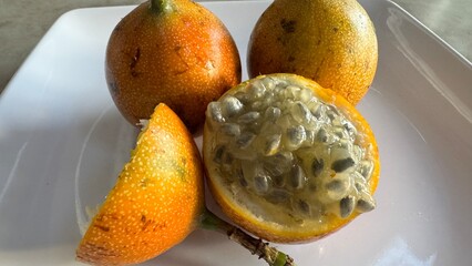 granadilla fresh and organic tropical fruit