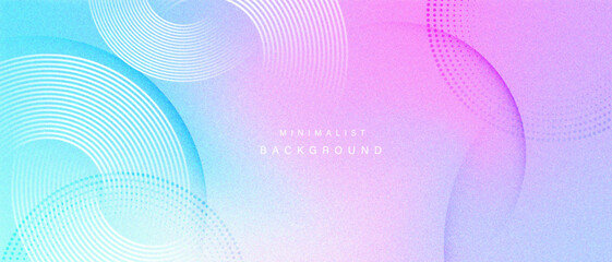 Gradient pastel abstract background with circular shapes.	
