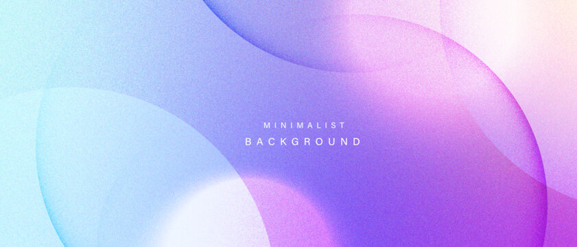 Gradient pastel abstract background with circular shapes.	
