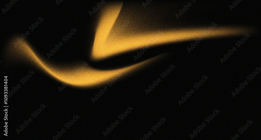 Aufkleber Abstract black and yellow gradient with grainy noise,background for banner brochure template and social media advertising