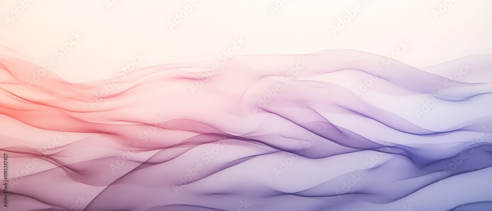 Poster abstract colorful wave background in soft gradient for modern design and creative projects