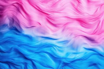 Vibrant abstract art with flowing pink and blue textures