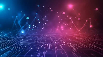 abstract cyber digital technology background