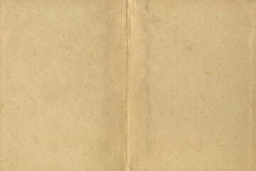 Old book page background. Natural old texture of recycle paper. 