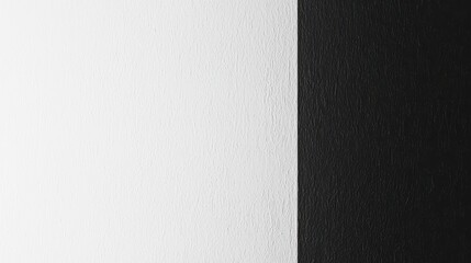 Fototapeta premium Textured Black and White Vertical Split Background for Minimalist Designs