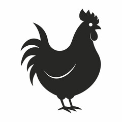 rooster silhouette vector