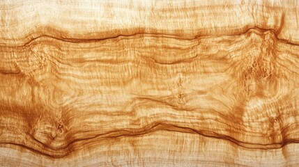 Naklejka premium Karelian birch wood with distinct swirling patterns and a rich, weathered texture, showcasing its natural beauty in an aged wooden backdrop.