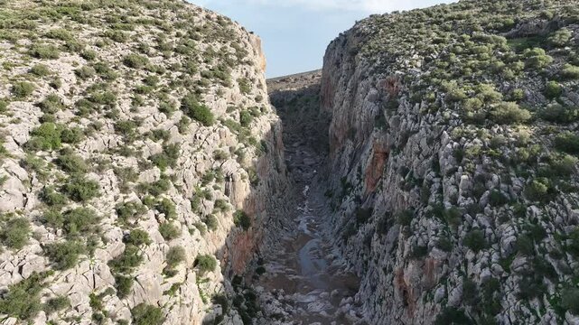 vistas del tajo del molino en el municipio de Teba, Espa&ntilde;a