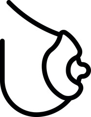 Woman breastfeeding, maternal care and lactation support promoting healthy growth