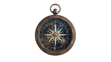 Compass Forged from Fallen Star on transparent background PNG.