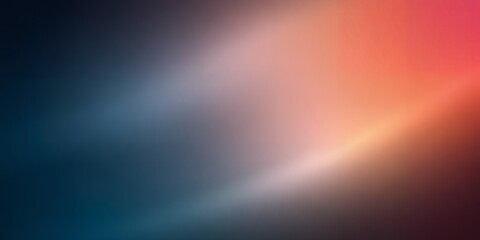 Obraz premium Abstract gradient background in shades of blue, orange, and gray.