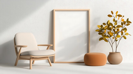 Modern minimalist living room decor cozy home environment stylish furniture arrangement natural light contemporary aesthetic for inviting spaces