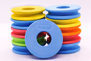 Fishing accessories, EVA rubber line winder in various colors to keep save your line