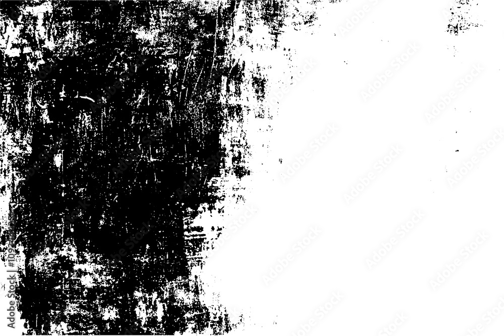 Poster Overlay background with noise and scratch, dirty distress pattern in vector style on paper with dust.