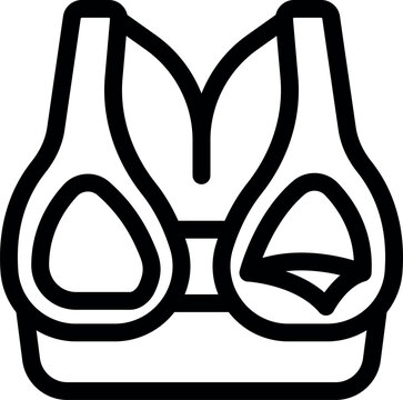 recommend clip art: Comfortable sports bra offering maximum support during workouts, ensuring comfort and confidence