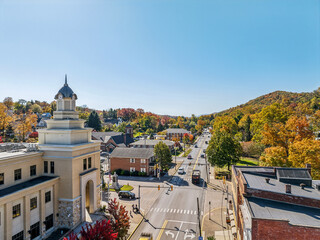 view of the town country
