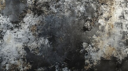 Old Wall Texture Cement Dark Black Gray Background Abstract

