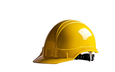Fototapeta premium Safety Hard Hat for Construction on transparent background PNG.