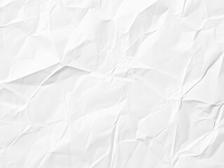 Fototapeta premium Abstract white crumpled and creased recycle paper texture background
