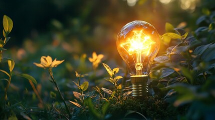 Energy sources for renewable, Ecology concept 