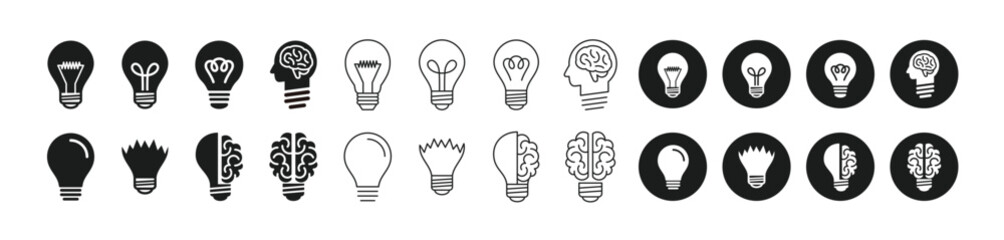 light bulb icon,idea inspiration icon