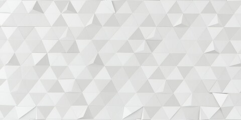Fototapeta premium Abstract White Triangles