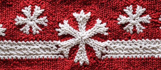 Cozy Knitted Snowflake Sweater Pattern
