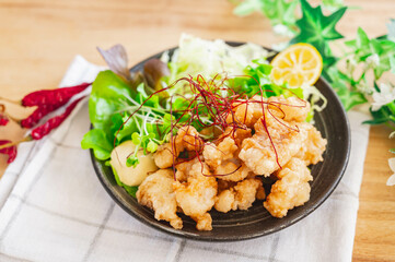 牛ホルモンの天ぷら