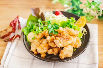 牛ホルモンの天ぷら