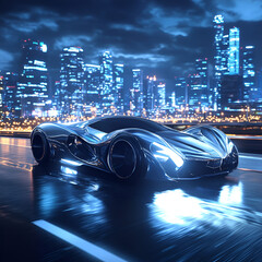 Night Drive: Futuristic Speed