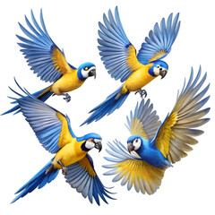 Fototapeta premium set of parrot