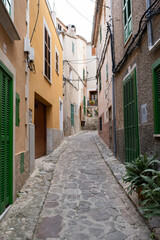 The historic town of Estellencs in Majorca, Spain.