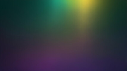 Fototapeta premium neon Golden Yellow, Violet, Forest Green glowing gradient background, a soft grainy noise texture with shimmering highlights and Smooth Transitions for a dynamic effect.