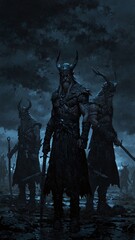 Fototapeta premium Viking warriors