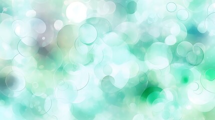 Obraz premium Abstract Green And White Circular Background Design