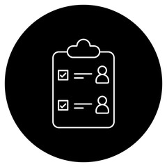 Obraz premium Attendance Icon, Efficient Attendance Management for Workplace and Education, Tracking and Monitoring The Importance of Accurate Attendance