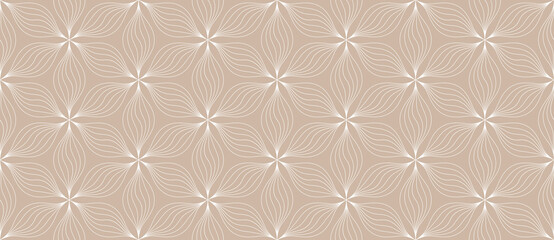 Abstract seamless vector background. Colorful, geometric, floral, seamless pattern.