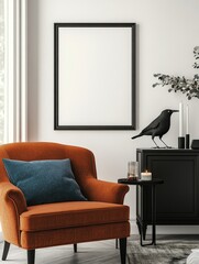 Modern Living Room with Accent Chair