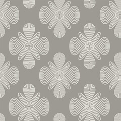 Vector Scandinavian pattern, geometric shapes, minimalist style