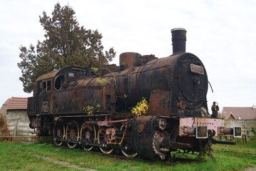 Old steam locomotive, Romania	