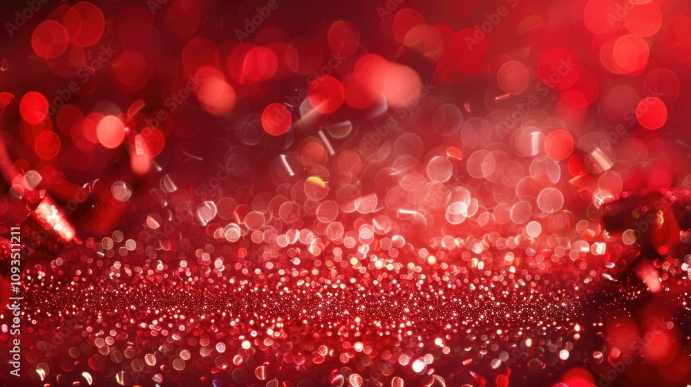 Aufkleber close-up view of a cluster of red lights