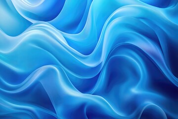 Obraz premium A close-up shot of wavy blue background