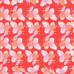 seamless pattern with flower