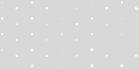 Cute little snowflakes in the background. Festive cover. New Year's gift wrapper. Vector illustration.