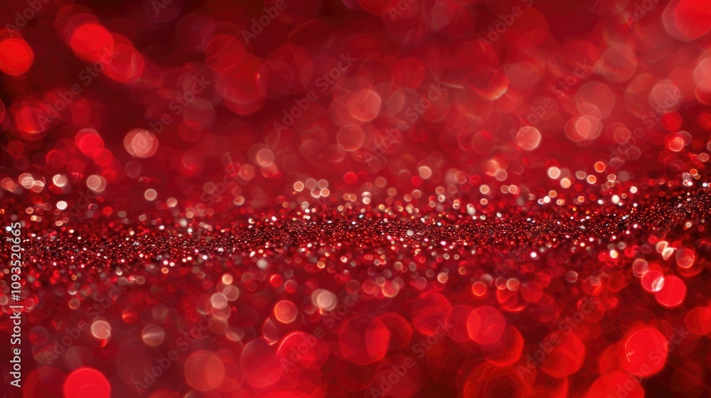 Poster A detailed view of a red and black pattern, suitable for use in graphic designs or as a texture